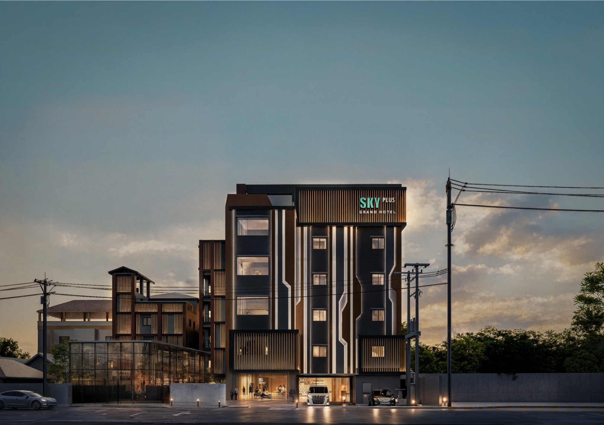 Sky Plus Hotel exterior