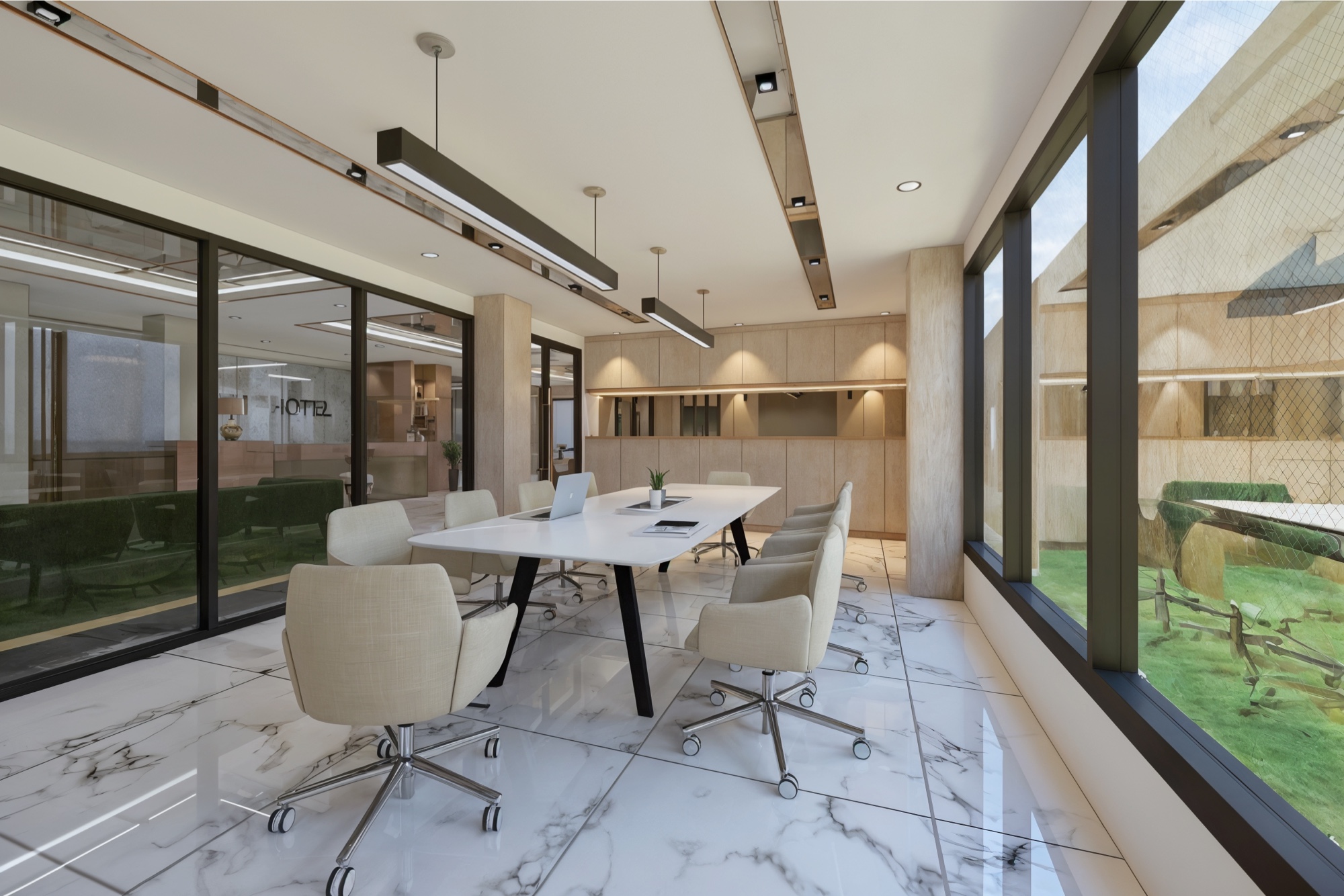 Hotel meeting lounge
