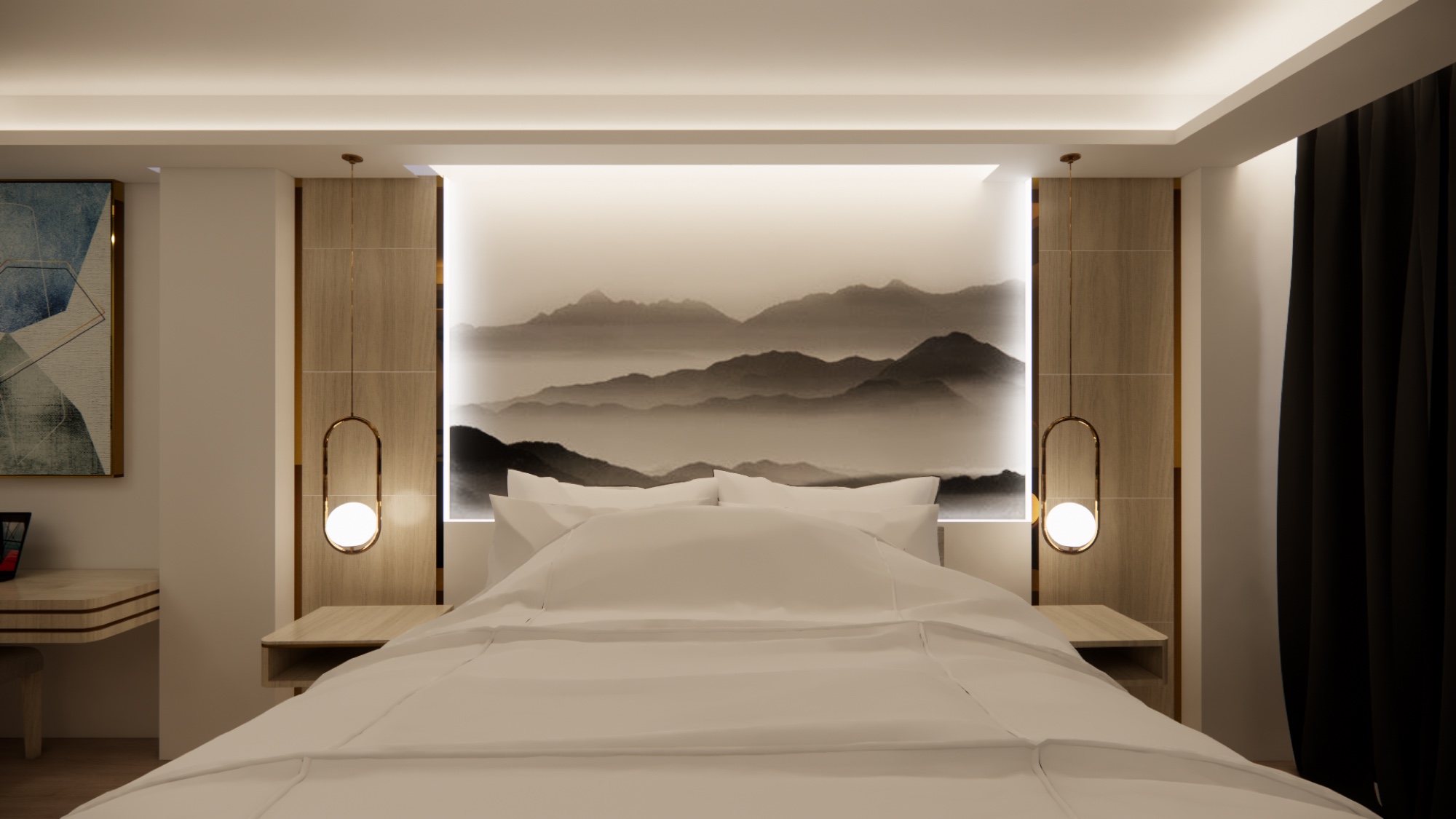 Deluxe double room closet